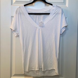 Free People White Tee